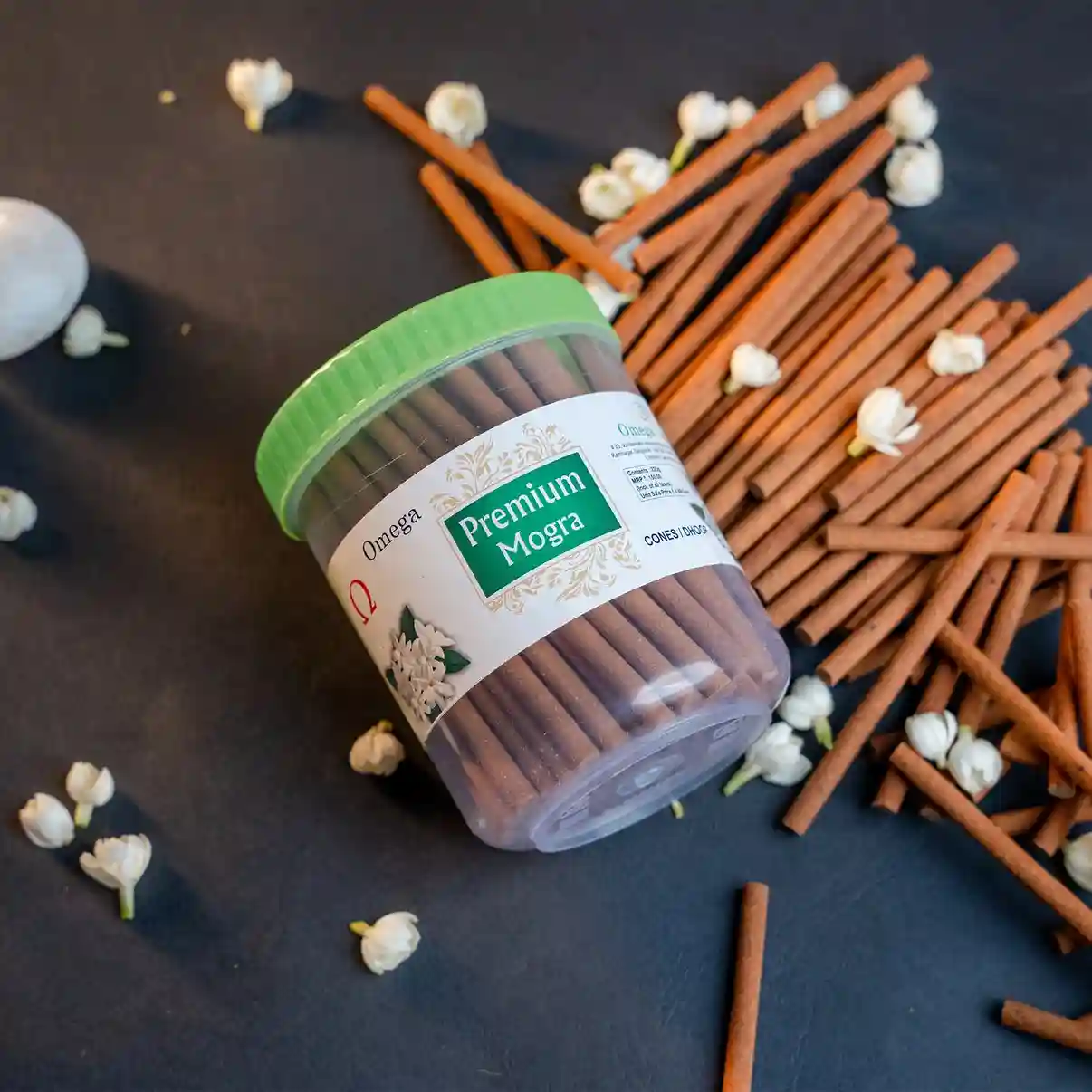 Premium Mogra Bambooless Dhoop Sticks – Jar