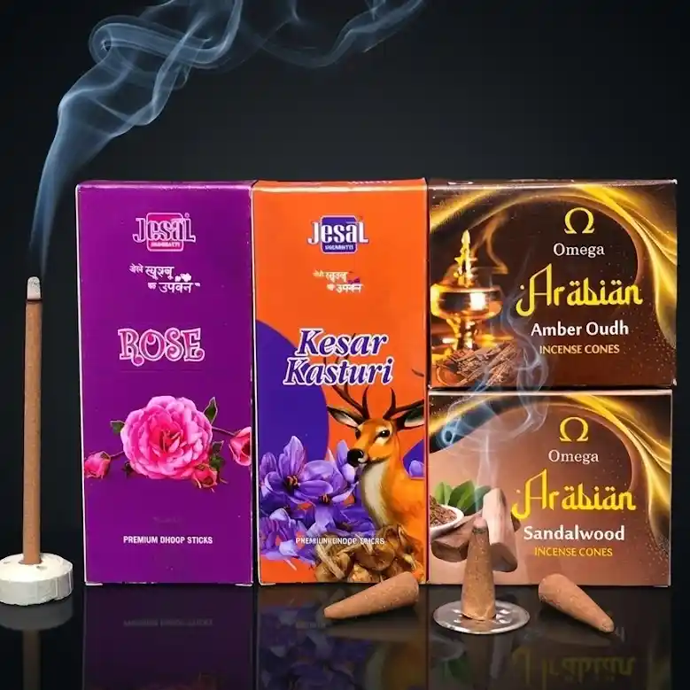 Mixed Flower Dhoop Package 24