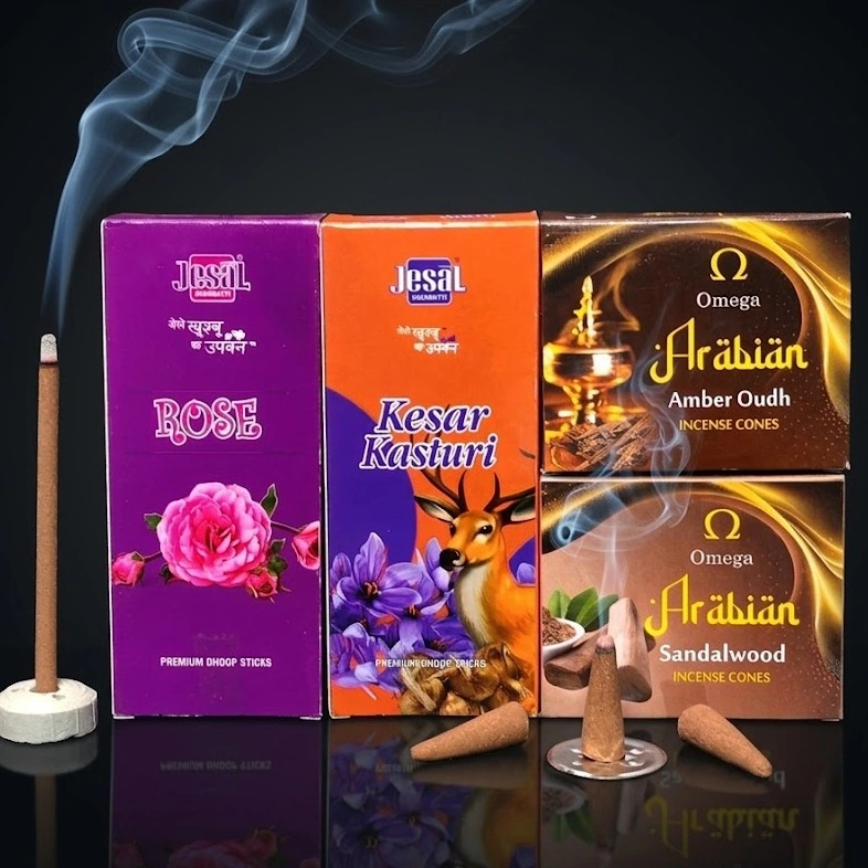 Mixed Flower Dhoop Package 24