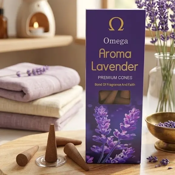 Aroma lavender Premium Dhoop Cone