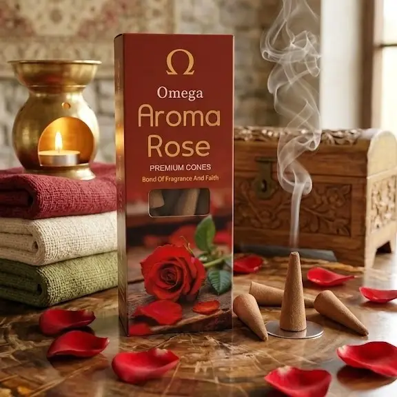 Aroma Rose Premium Dhoop Cone
