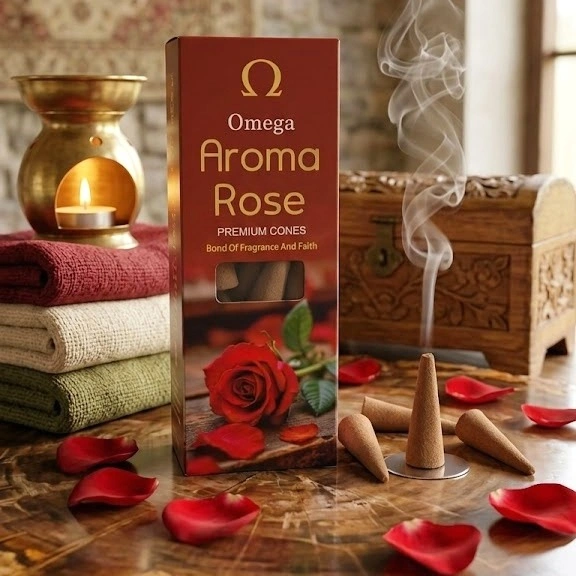 Aroma Rose Premium Dhoop Cone