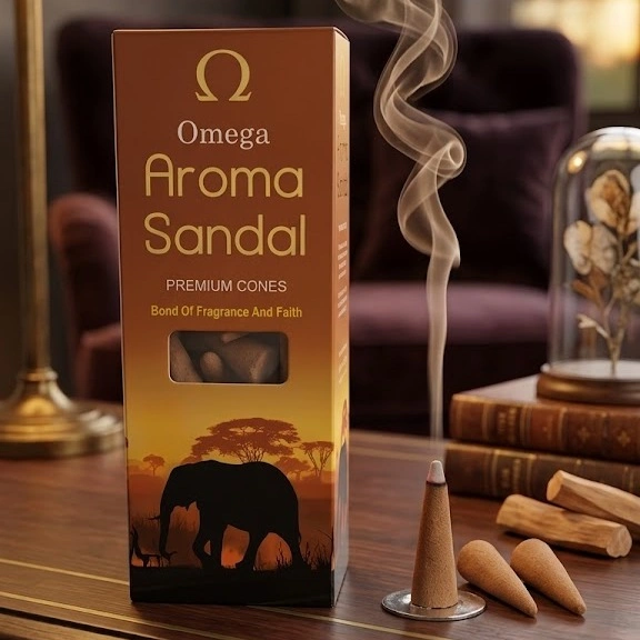 Aroma Sandal Premium Dhoop Cone thumbnail 2