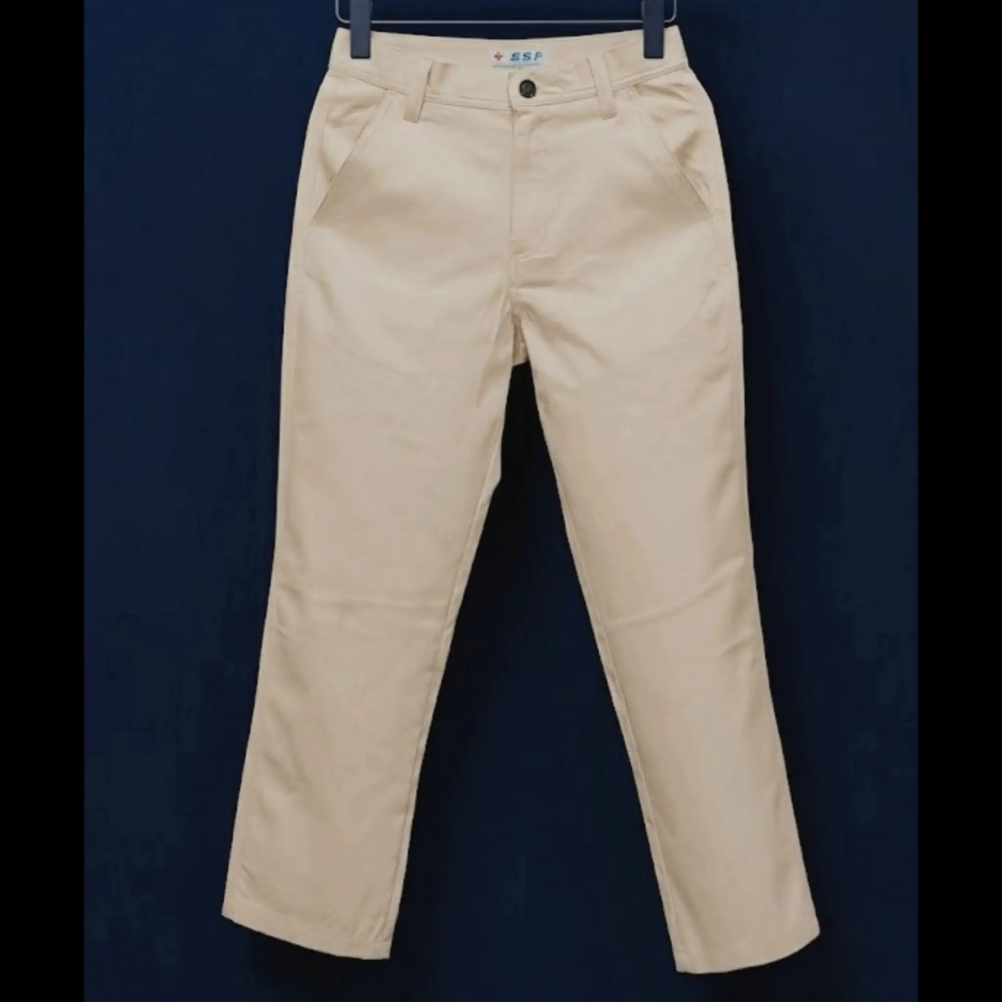 Off White Straight Cut Baggy Pants 