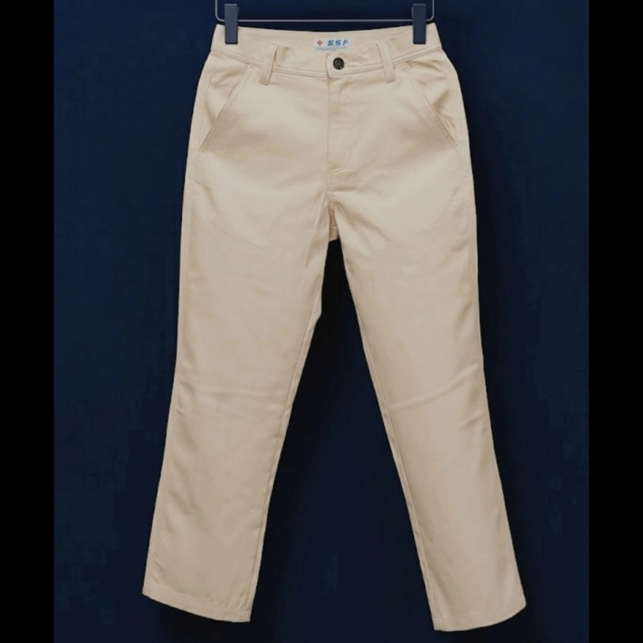 Off White Straight Cut Baggy Pants 