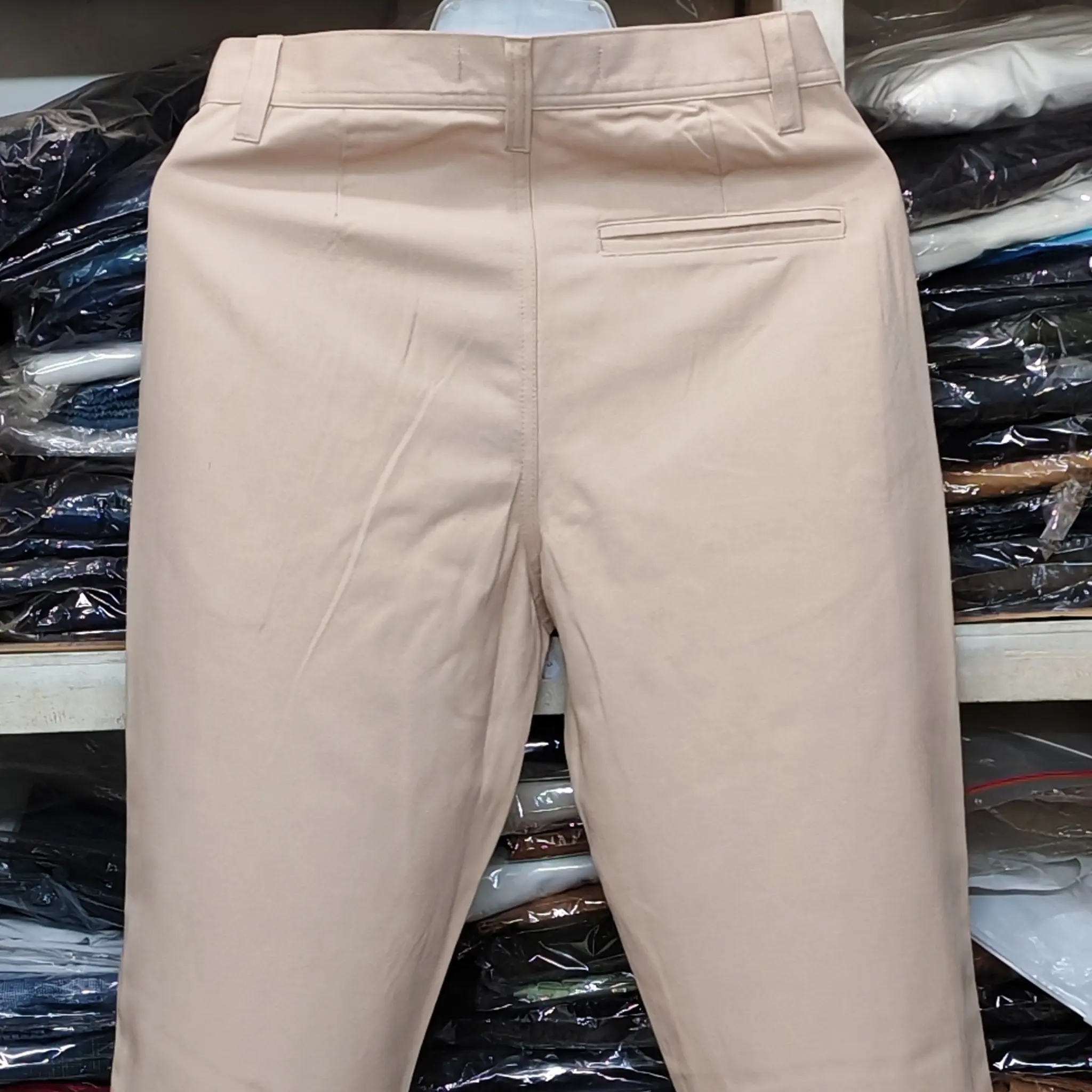 Off White Straight Cut Baggy Pants  thumbnail 4