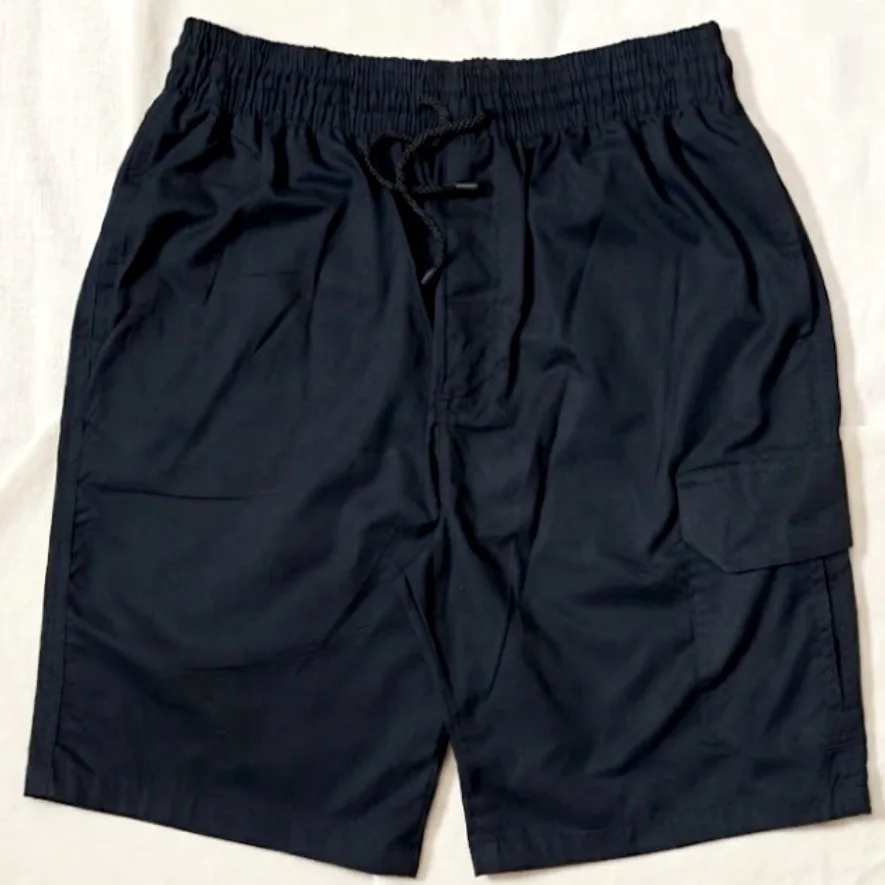 Black Colour Short Cargo Pant