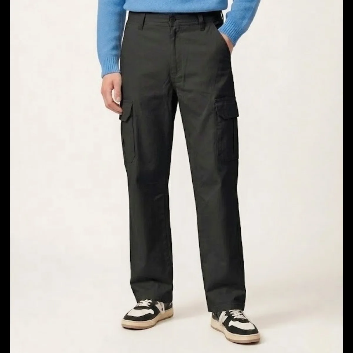 Black Baggy Cargo