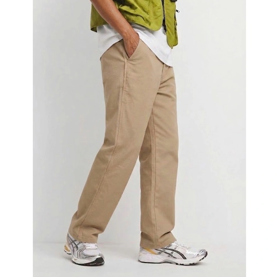 Brown Straight Cut Baggy Pants 