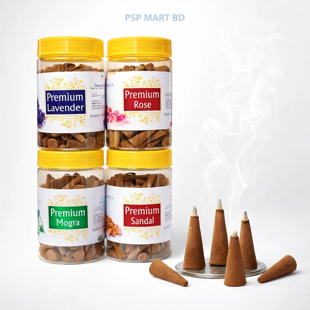 Premium Jar Dhoop cones Combo 4 in 1 thumbnail 2