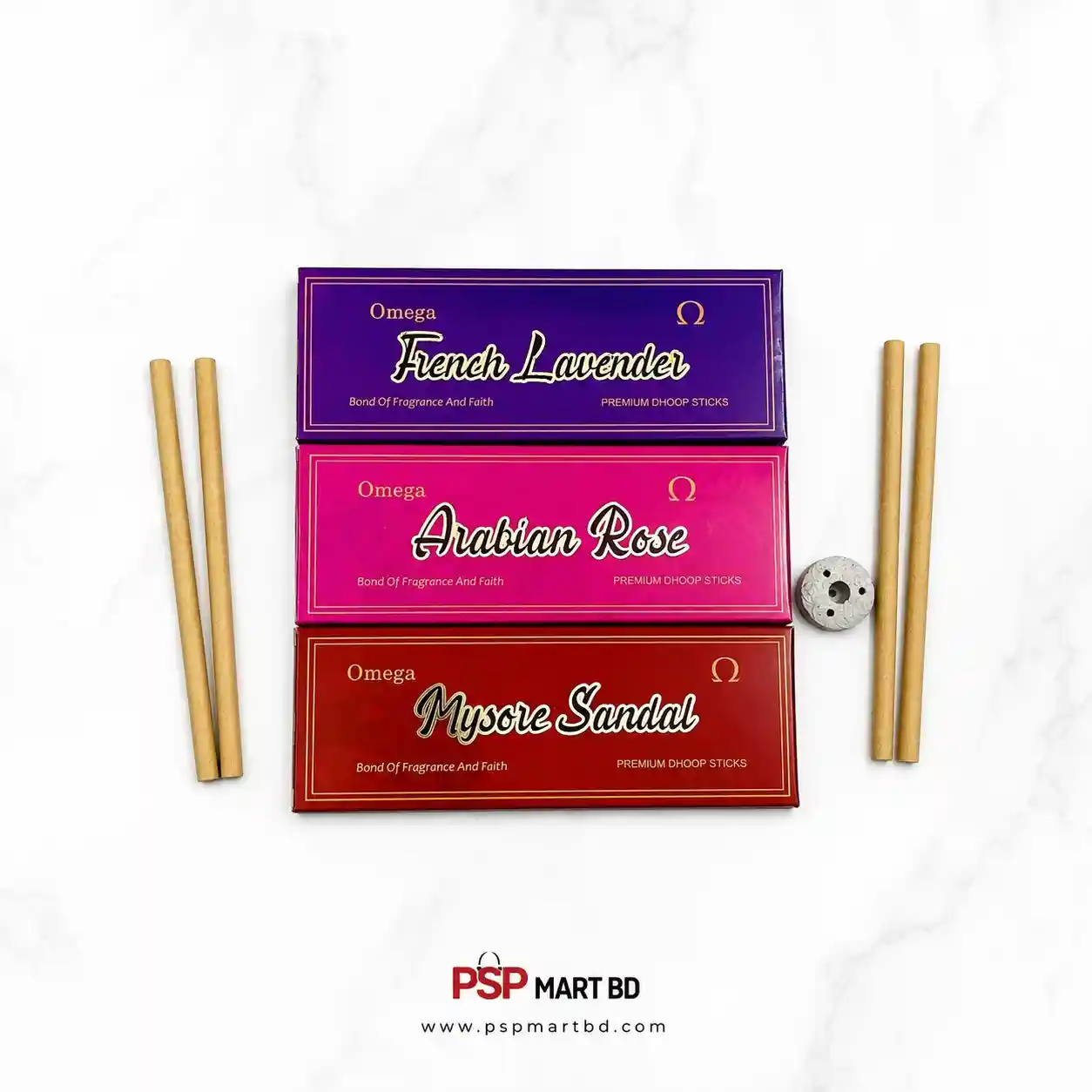 Premium Dhoop Sticks Combo – 3 Fragrances