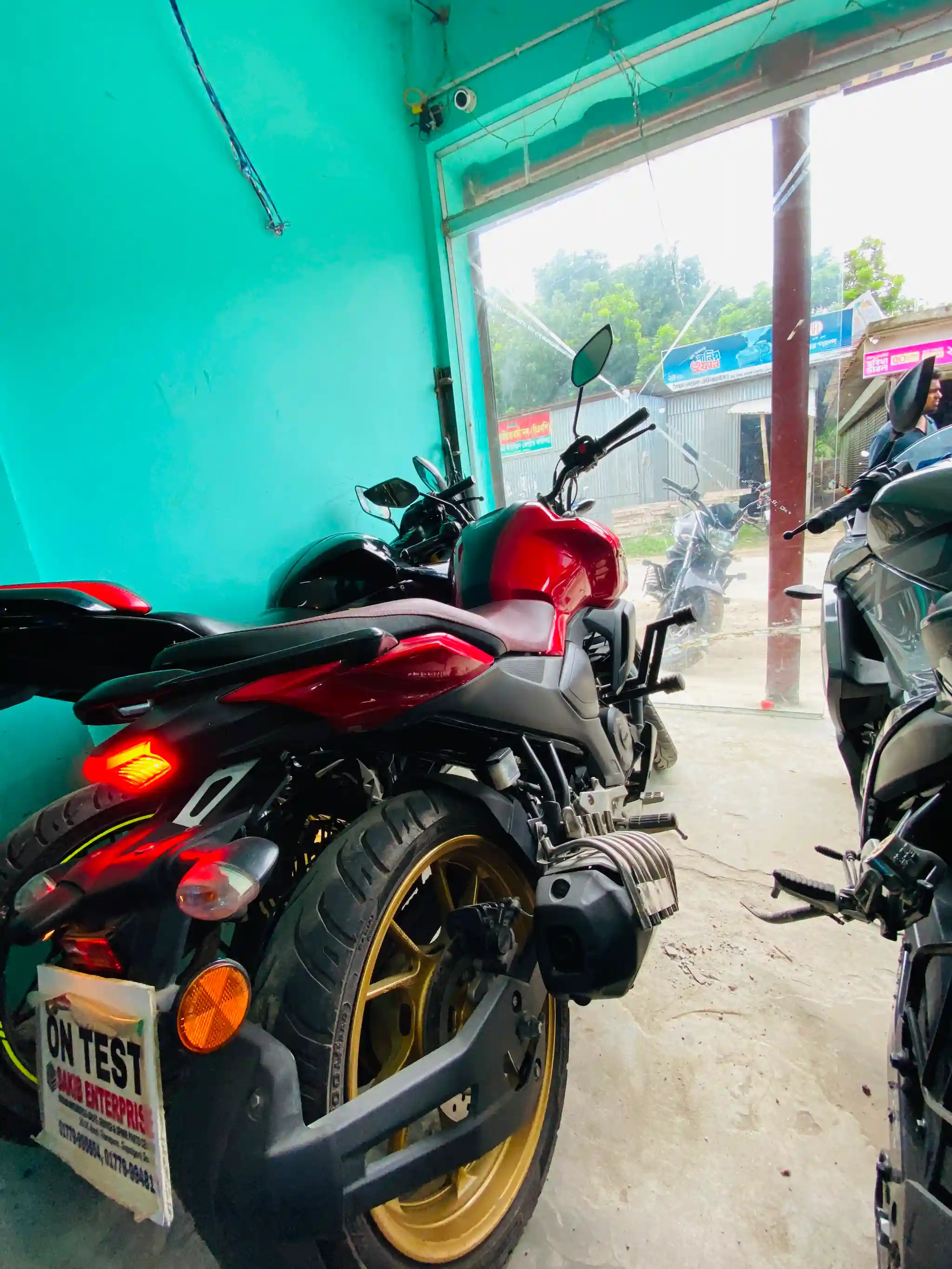 Yamaha FZS V3 3D ABS Red 4873K.M