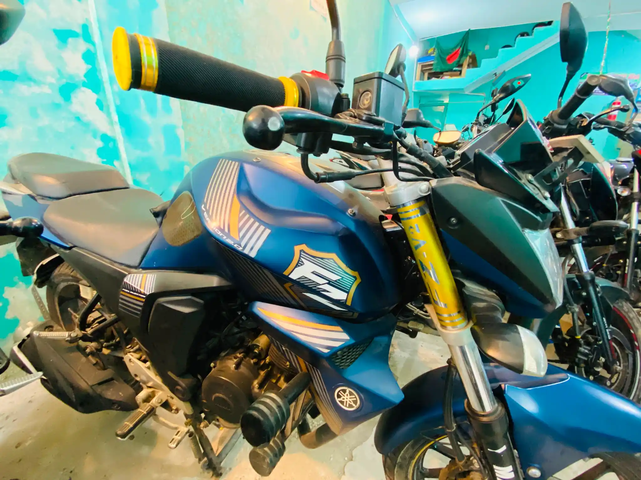 Yamaha FZS V2 D.D Bliue 5258KM  thumbnail 3