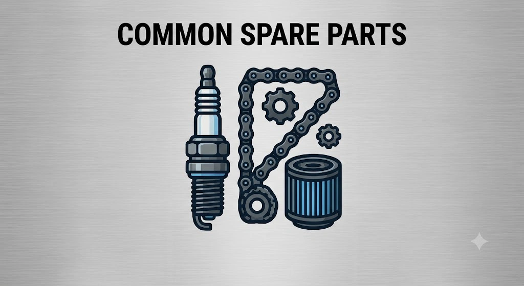 Common Spare Parts & Components