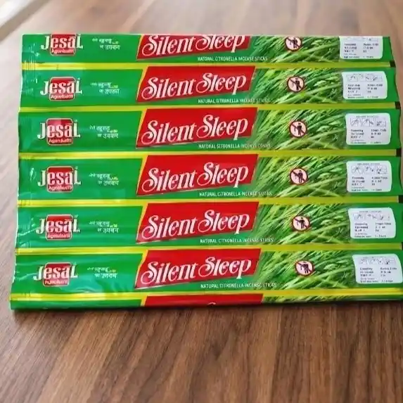 Silent sleep Mosquito repellent Incense Stick (Agarbati) with burner thumbnail 2