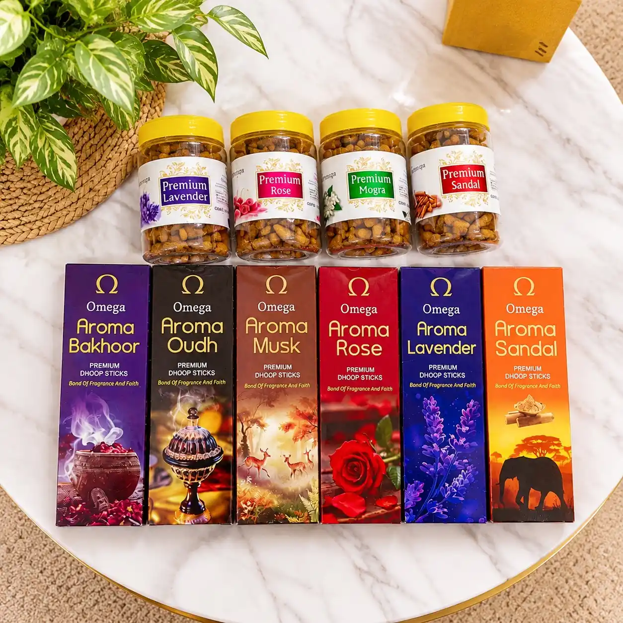 Premium Aroma Dhoop Sticks & Cones Fragrance Gift Combo