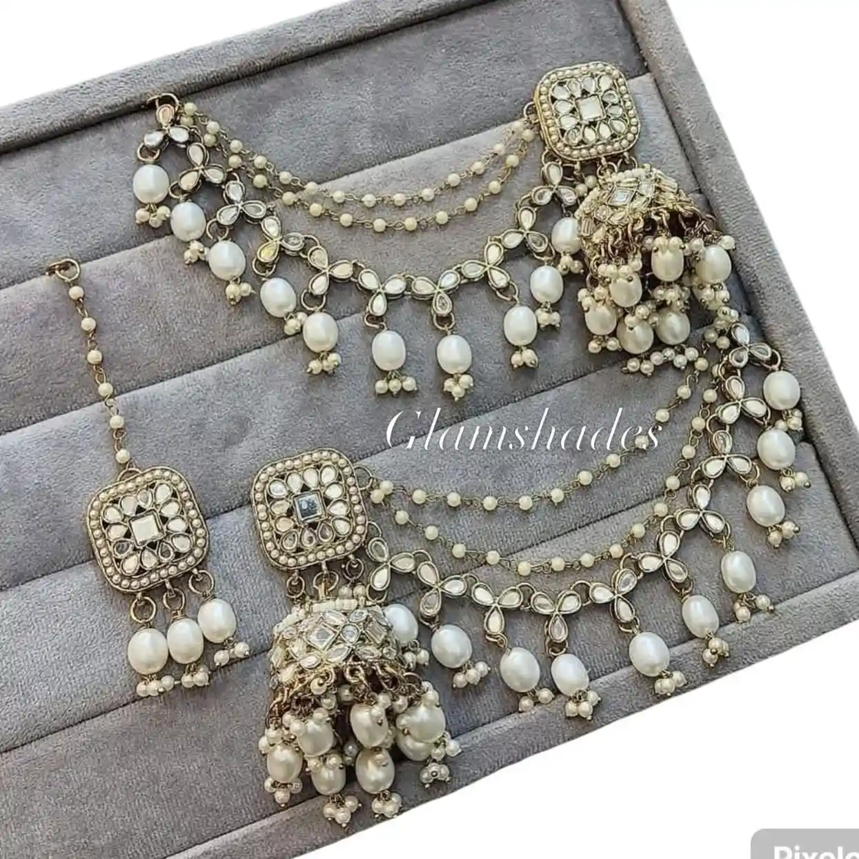 Bahubali Tana Jhumka(Square Shape) thumbnail 3