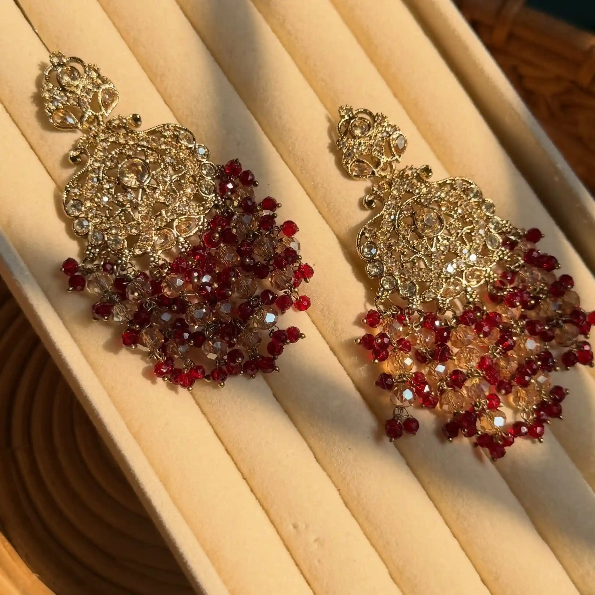 ❤️✨ Lal Ishq Statement Jhumka ✨❤️