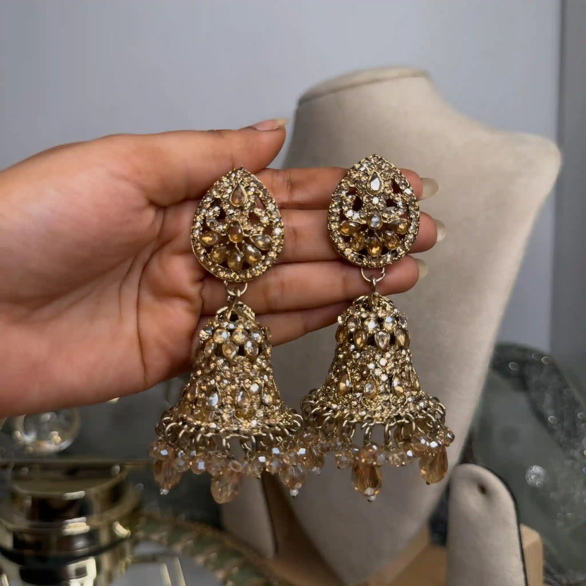 🪔✨ Prodip Shape Jhumka ✨🪔