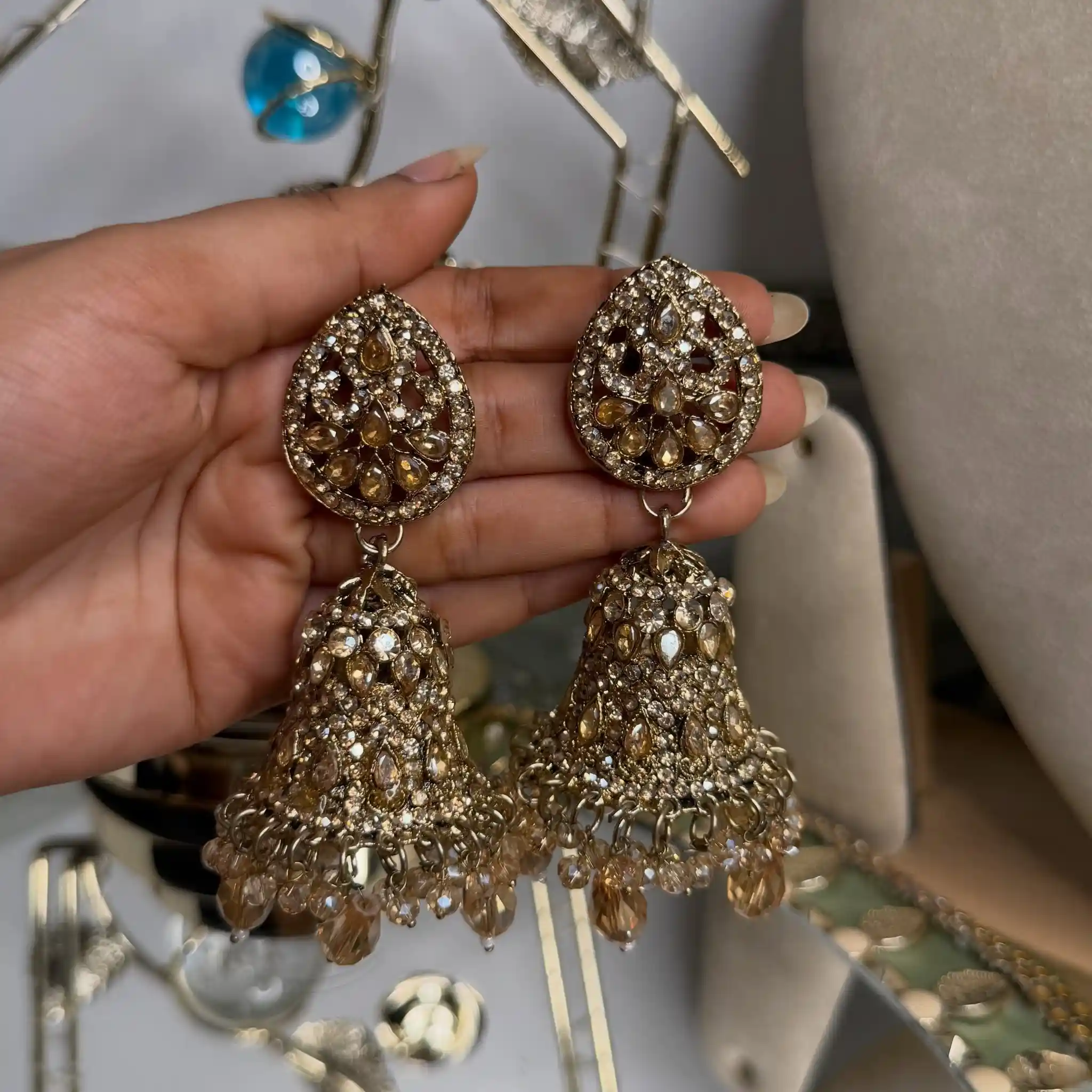 🪔✨ Prodip Shape Jhumka ✨🪔 thumbnail 2