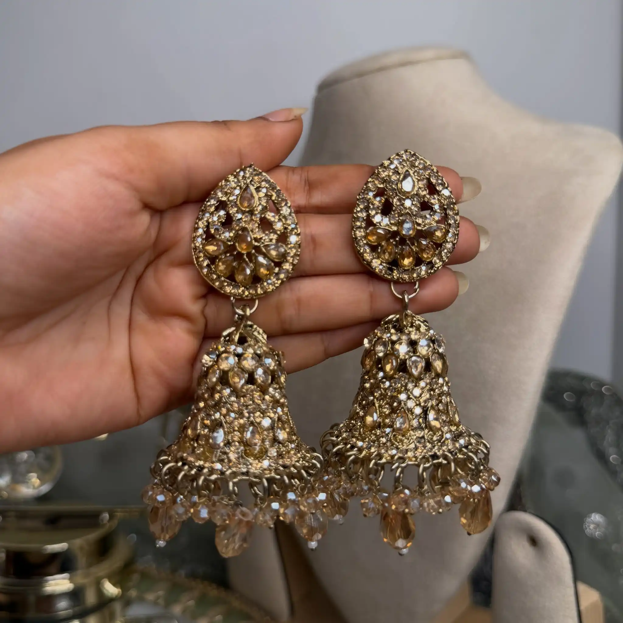 🪔✨ Prodip Shape Jhumka ✨🪔 thumbnail 3