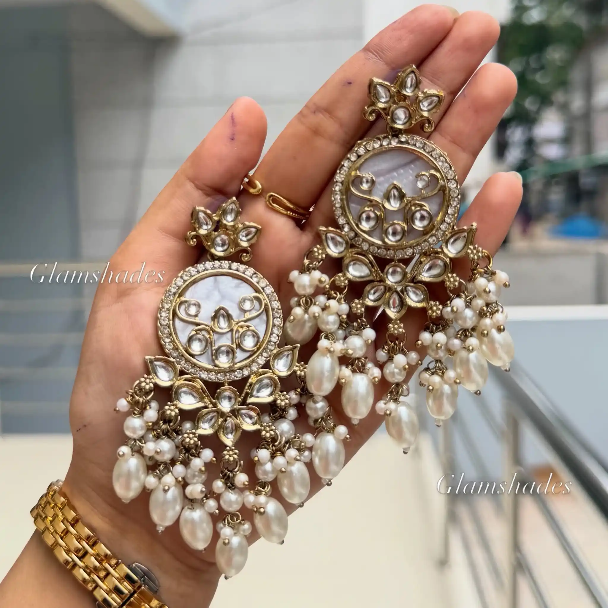 πβ¨ PAKISTANI-INSPIRED CHANDBALI STATEMENT EARRINGS β¨π
