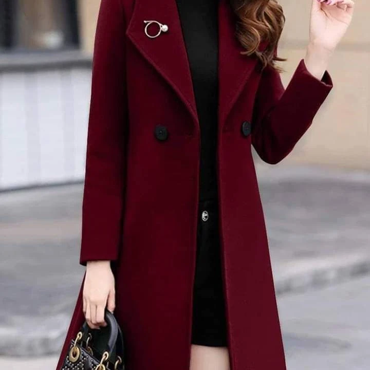 One Part Brush Fabrics Winter Over Coat GH-949