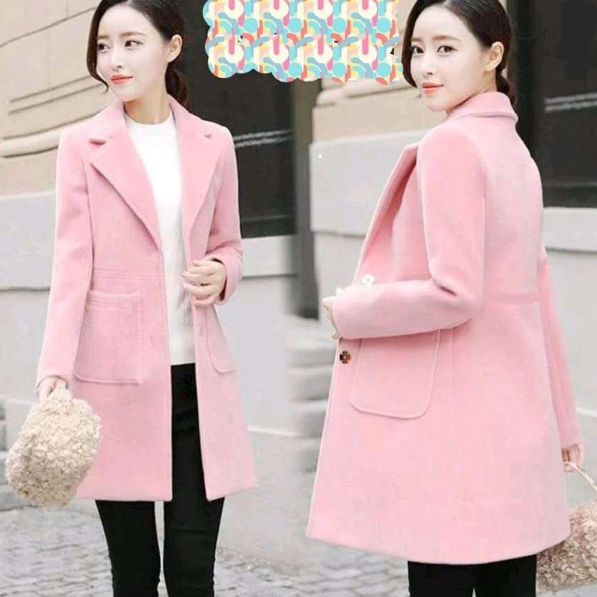 One Part Brush Fabrics Winter Over Coat GH-959