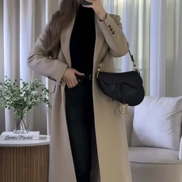 One Part Brush Fabrics Winter Over Coat GH-951