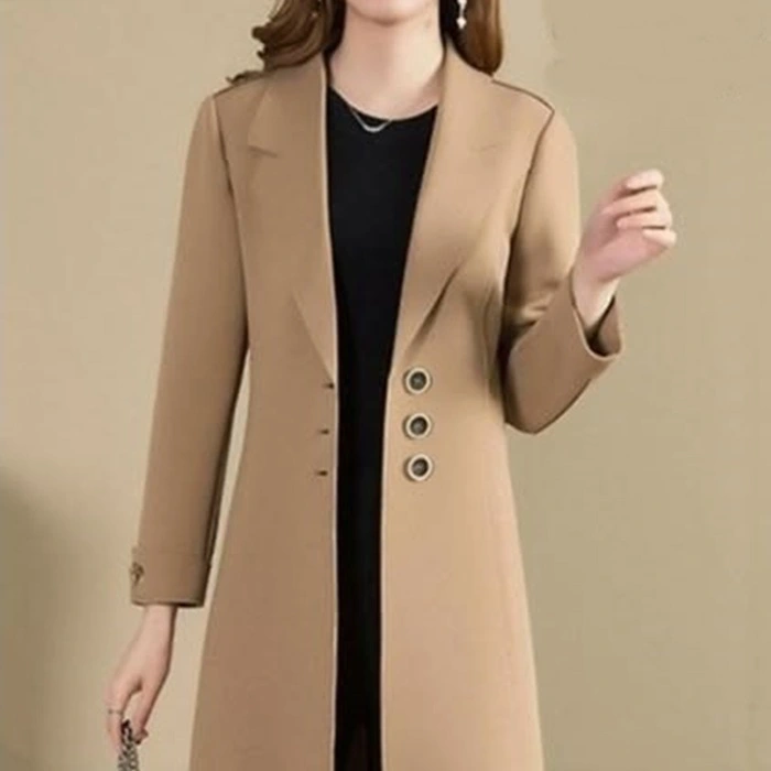 Denim Jeans Fabrics Winter Over Coat GH-935