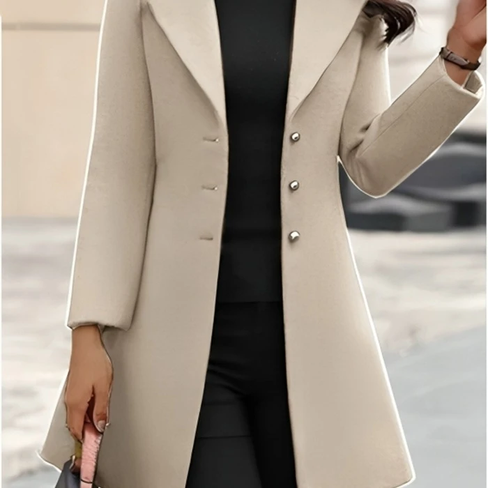 One Part Brush Fabrics Winter Over Coat GH-940