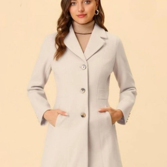 Denim Jeans Fabrics Winter Over Coat GH-952