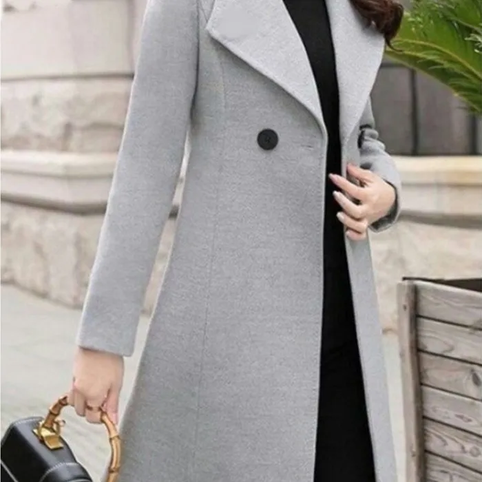 One Part Brush Fabrics Winter Over Coat GH-958
