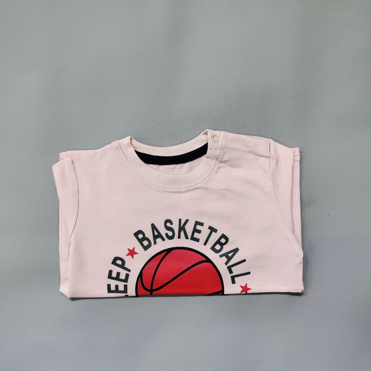 Long sleve T shirt basketball pink thumbnail 3