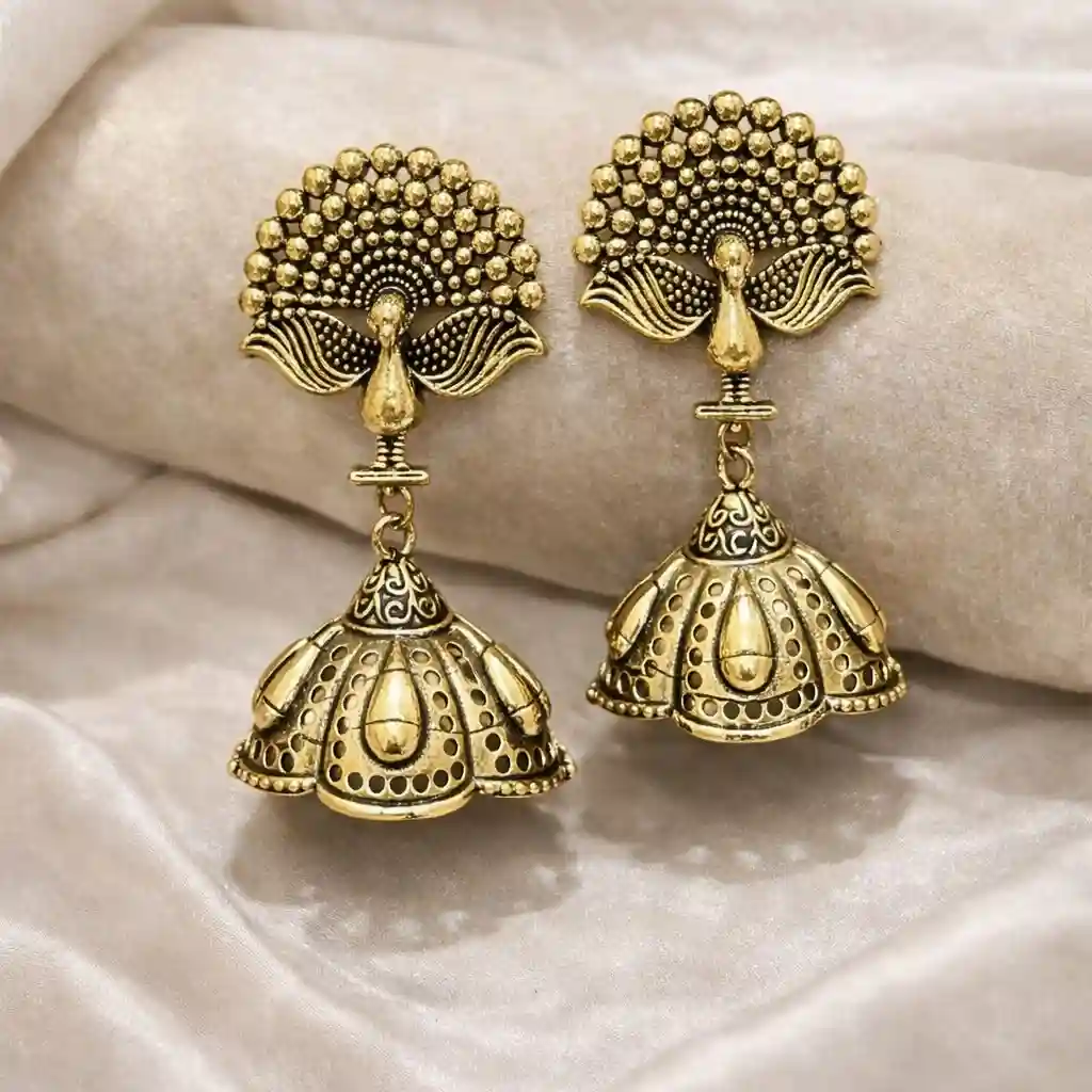 Peocock Jhumka