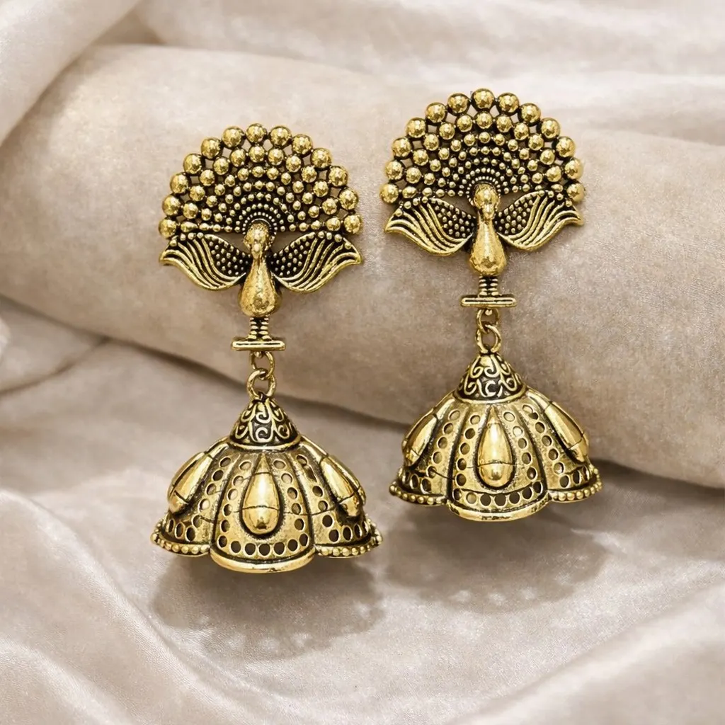 Peocock Jhumka