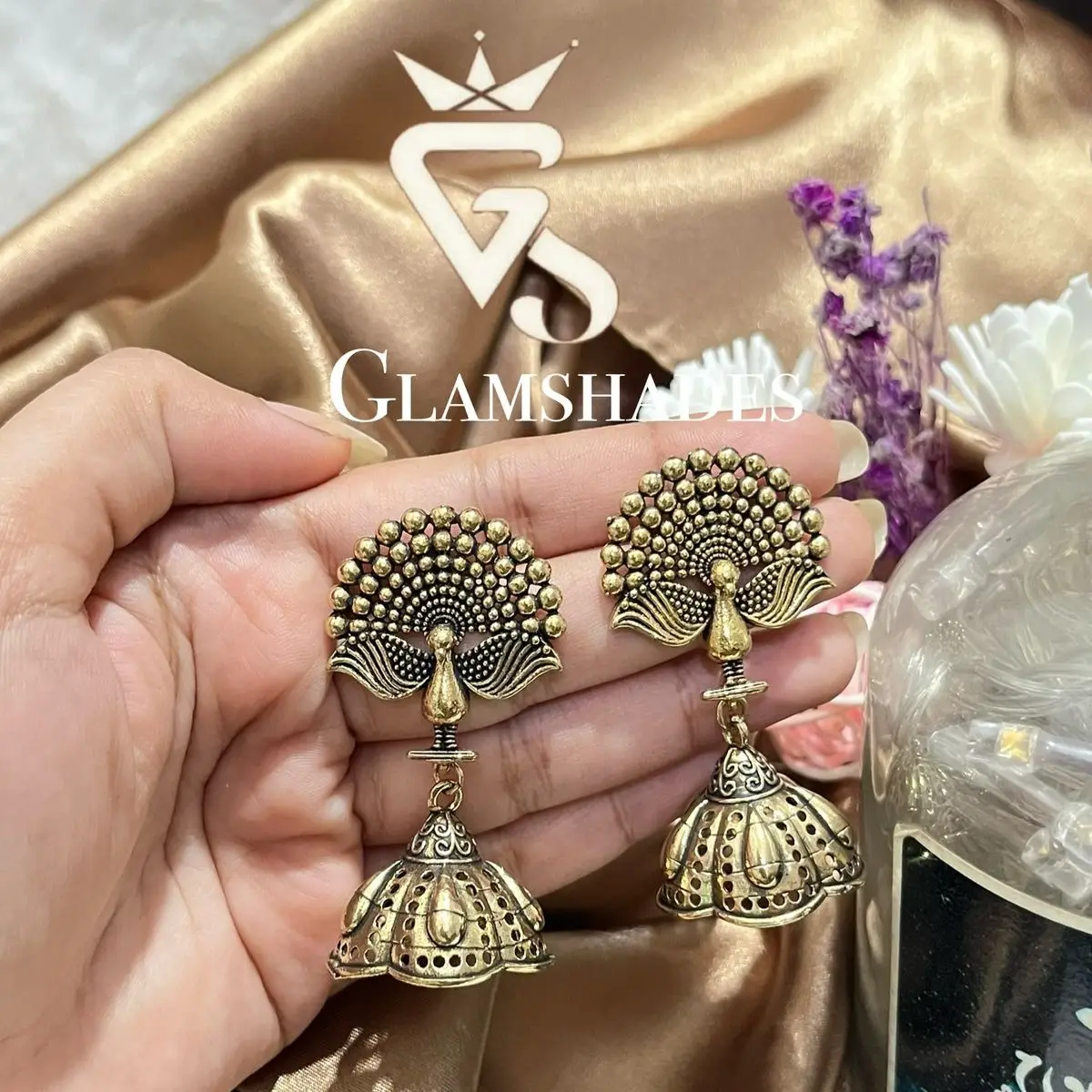 Peocock Jhumka thumbnail 2