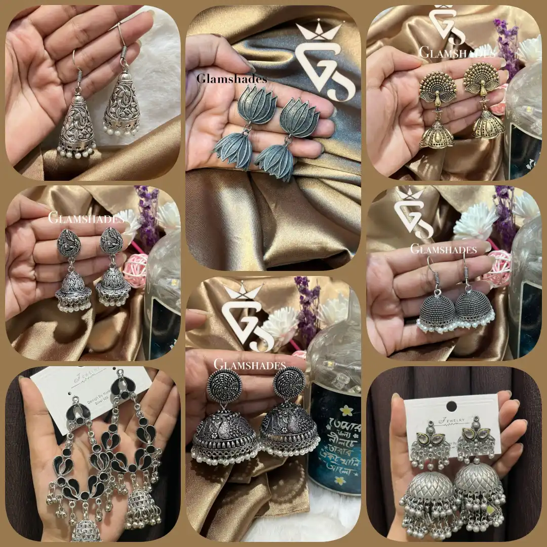 SILVER JHUMKA