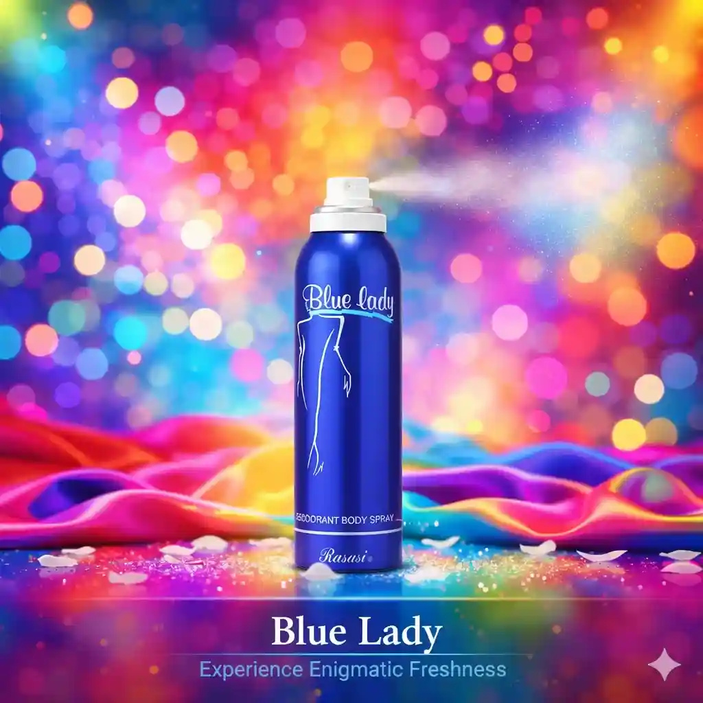  Blue Lady Deodorant Body Spray For Women 200 Ml