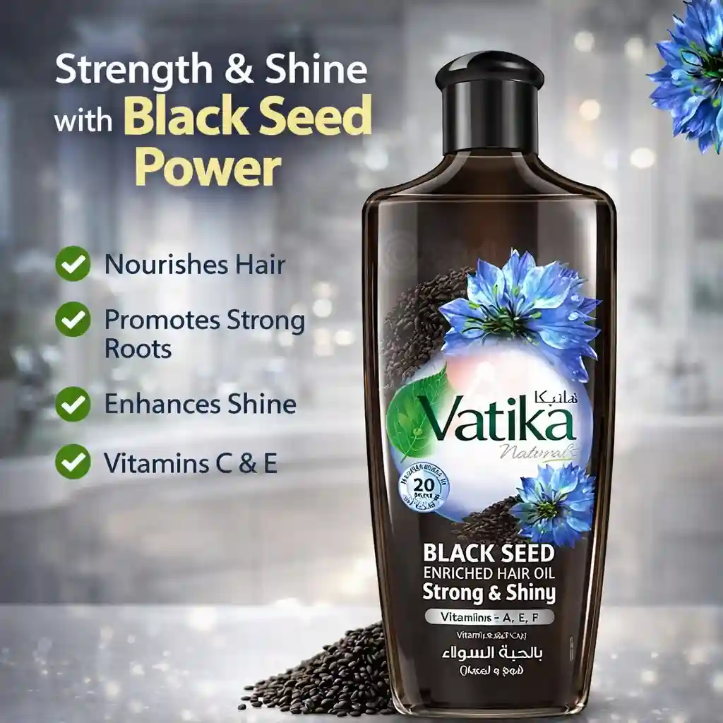 Dabur Vatika Black Seed Enriched Hair Oil 300ml