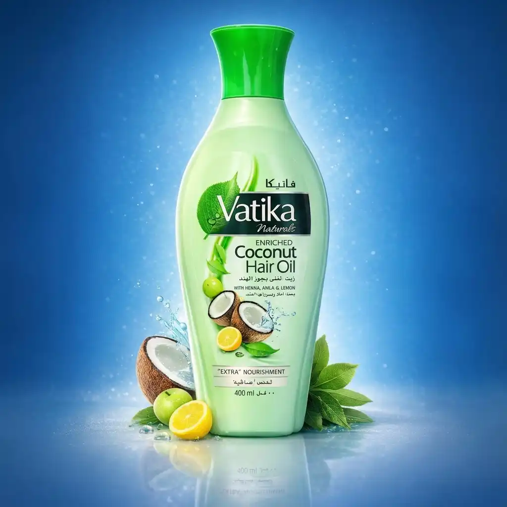 Vatika Naturals Enriched Coconut Hair Oil 400 Ml (DUBAI)