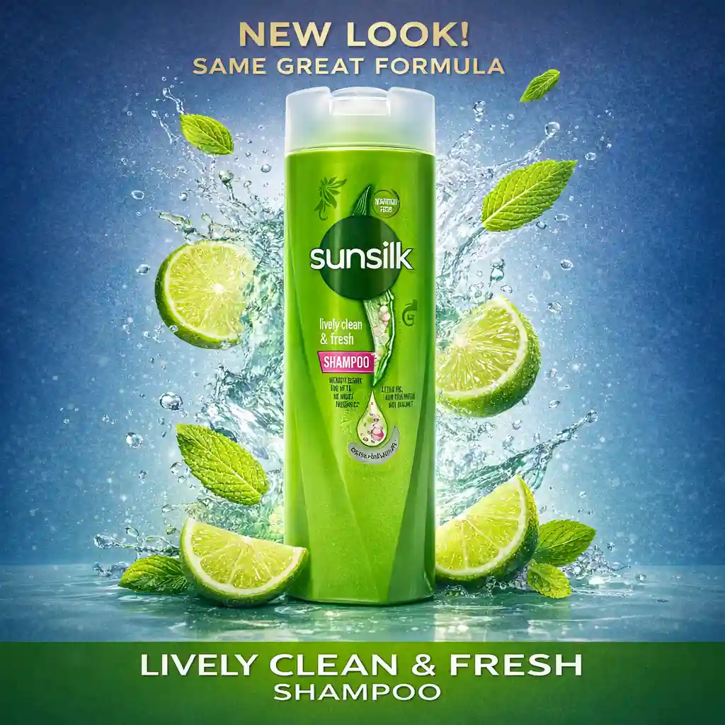 Sunsilk Lively Clean & Fresh Shampoo 300 ml-Thailand