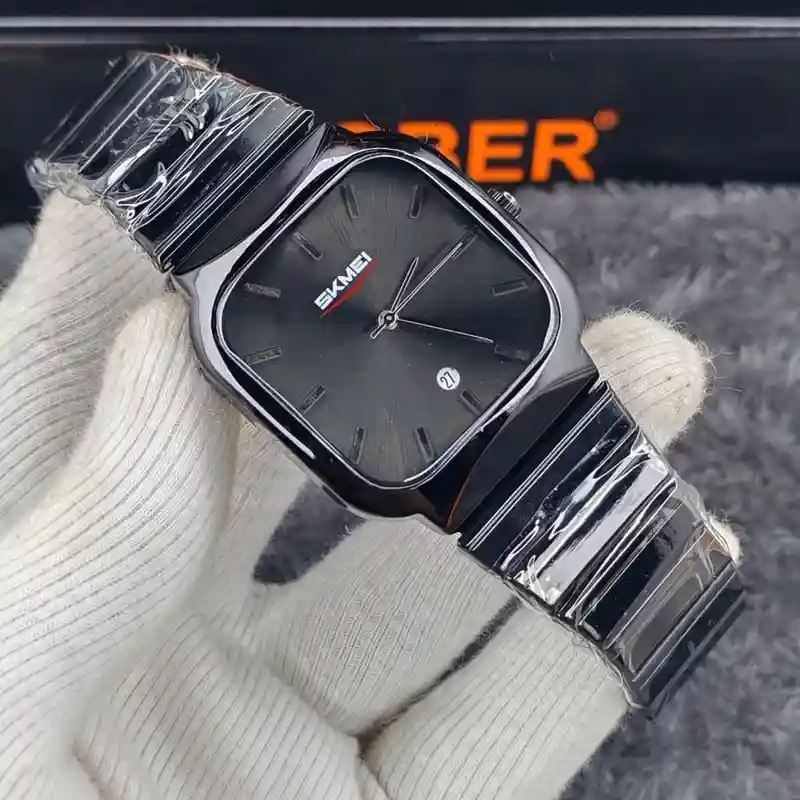 Skmei Chain Premium Watch (Black)