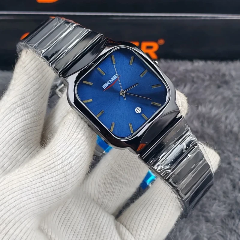 Skmei Chain Premium Watch (Blue)