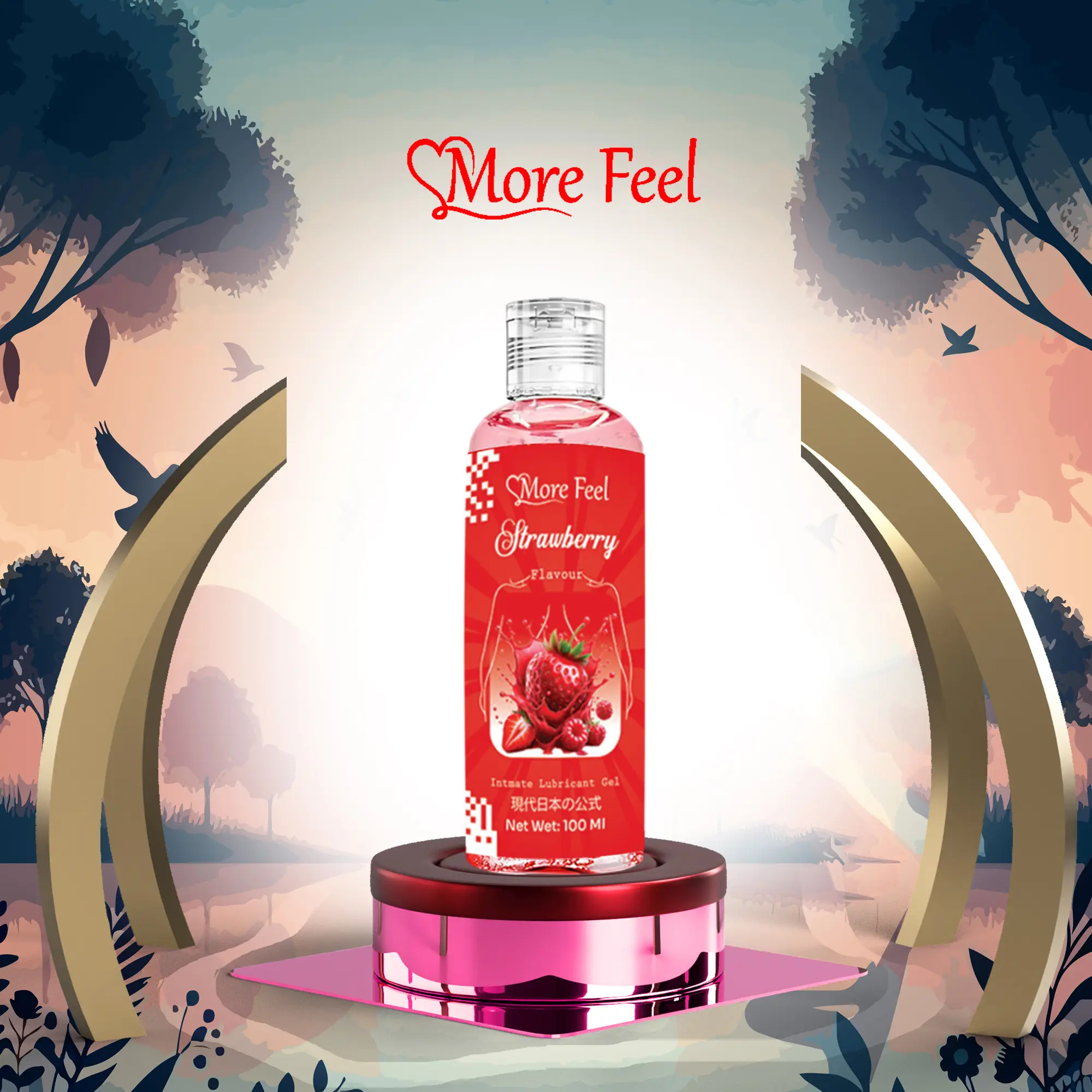 Strawberry Flabor Water based Gel