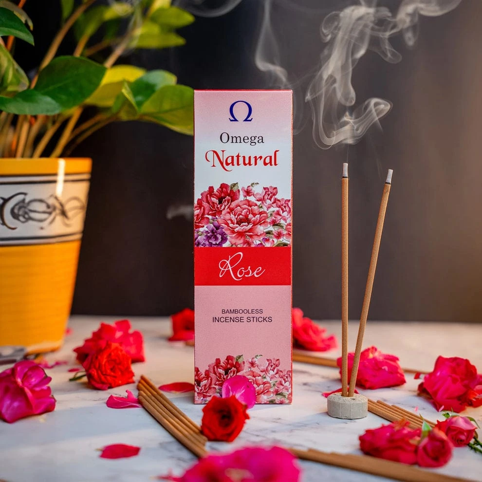 Natural Rose Incense Sticks