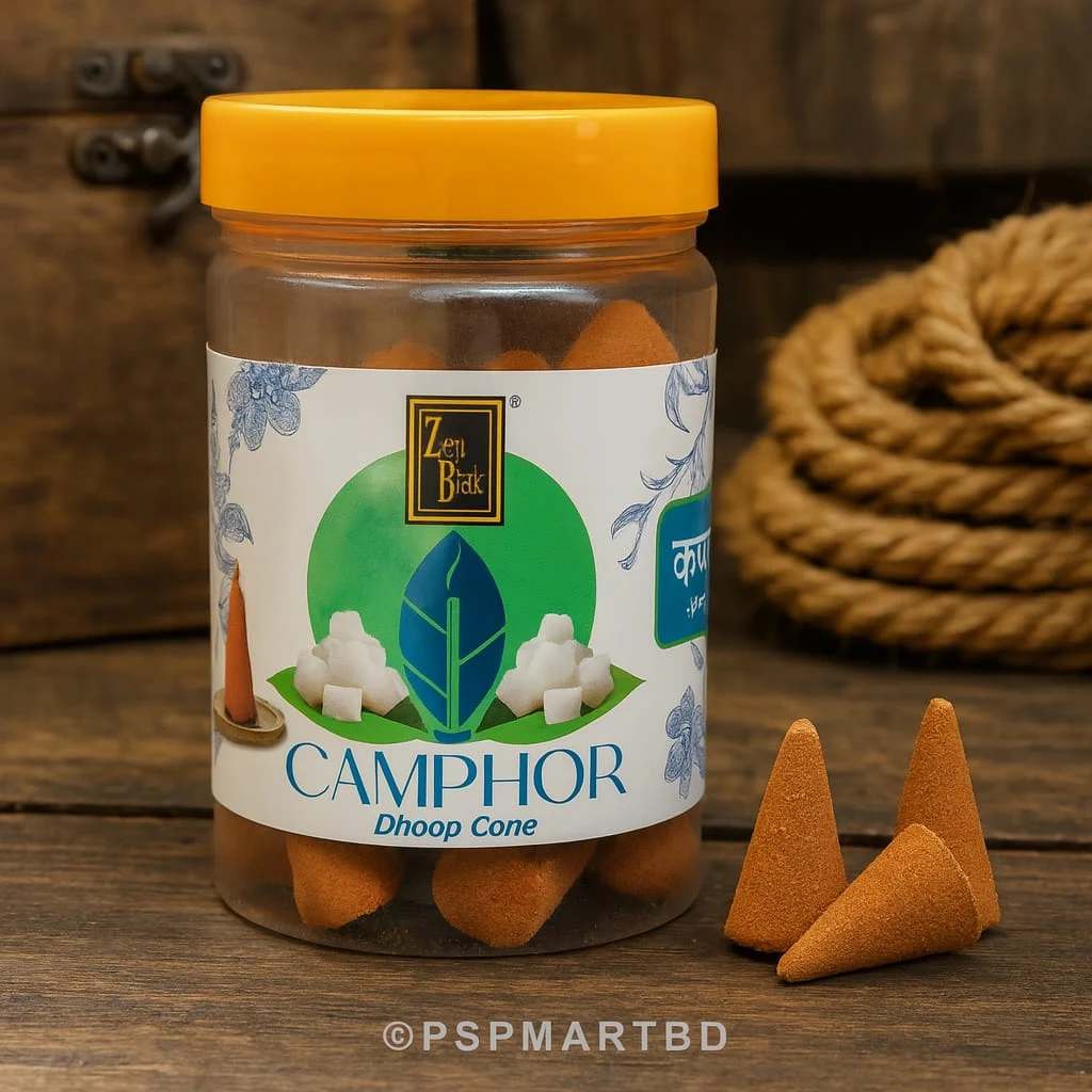 Camphor Fragrance Dhoop Cones in Jar