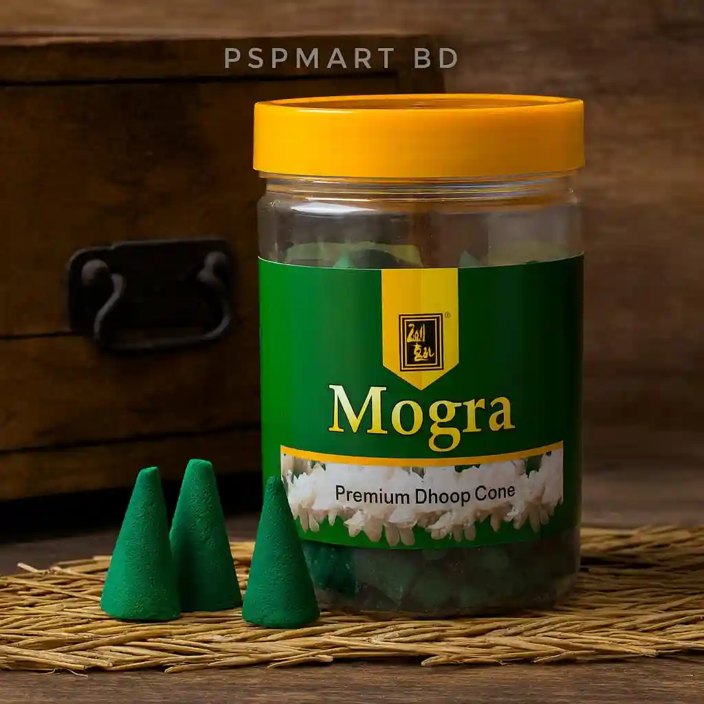 Mogra Dhoop Cone Jar