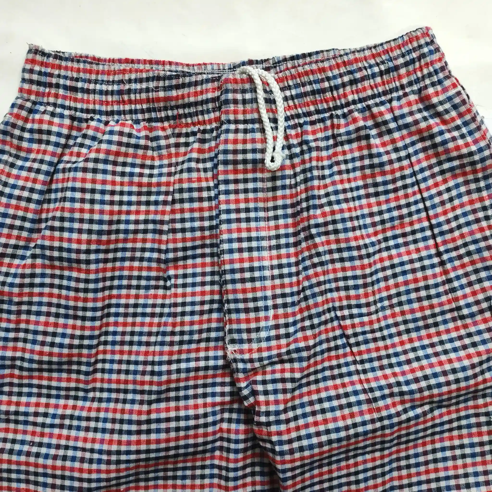 Red check Harem Cotton Trouser thumbnail 3