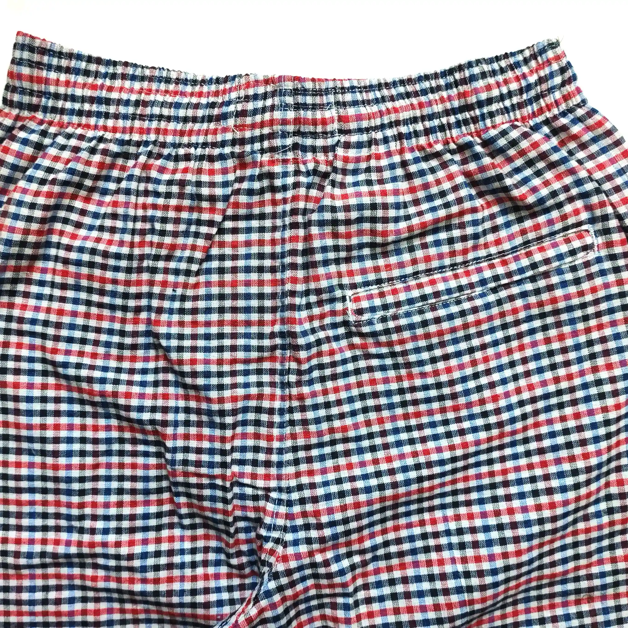 Red check Harem Cotton Trouser thumbnail 2